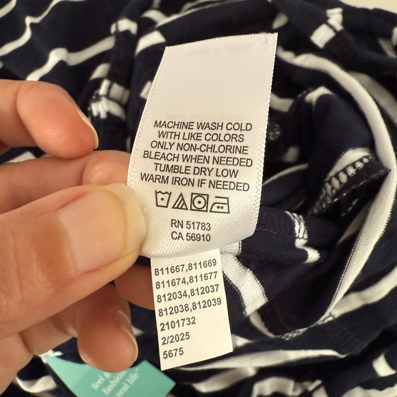 Maurices Women Wide Leg Jumpsuit Small  Beachy Nautical Striped Preppy NWT - Picture 13 of 14